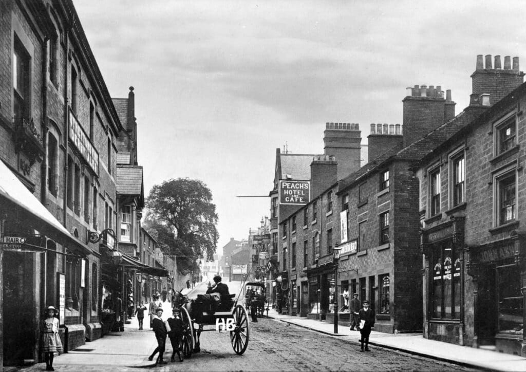 Delivering milk on King Street